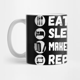 Eat Sleep Make Accordions Repeat Mug